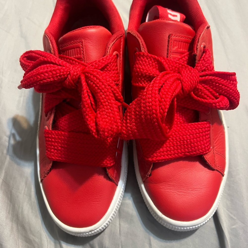 Puma Women Vibrant Red Sneakers